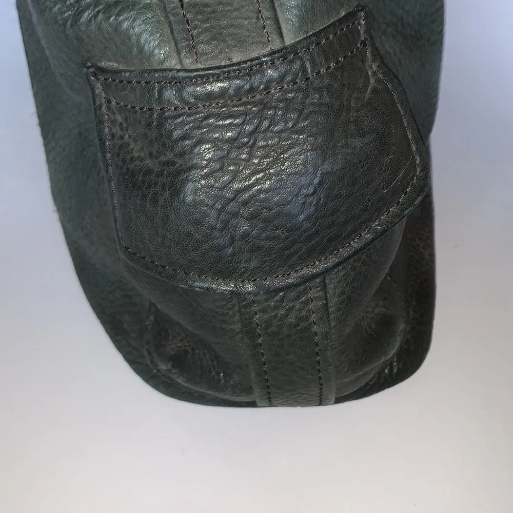 Fossil Bag Black Pebbled Leather Charcoal